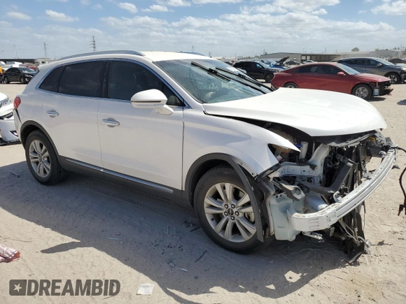 2017 Lincoln MKX Premiere with VIN 2LMPJ6JR2HBL30261, listed as a Copart auction lot 49738715 with 45,284 mi miles and Salvage Title. Bid and sale history available at carsss.com. Image 4.