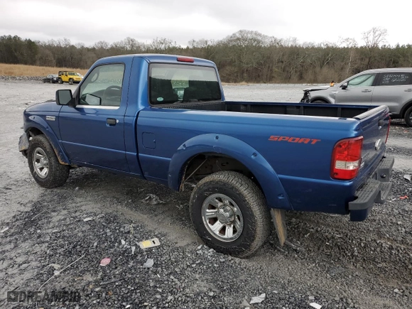 2007 Ford Ranger XL with VIN 1FTYR10U47PA27348, listed as a Copart auction lot 42735705 with 245,981 mi miles and Salvage Title. Bid and sale history available at carsss.com. Image 2.
