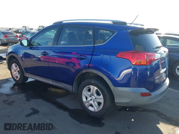 2014 Toyota RAV4 LE with VIN 2T3ZFREV9EW124480, listed as a IAAI auction lot 42579578 with 117,799 mi miles and . Bid and sale history available at DreamBid. Image 3.