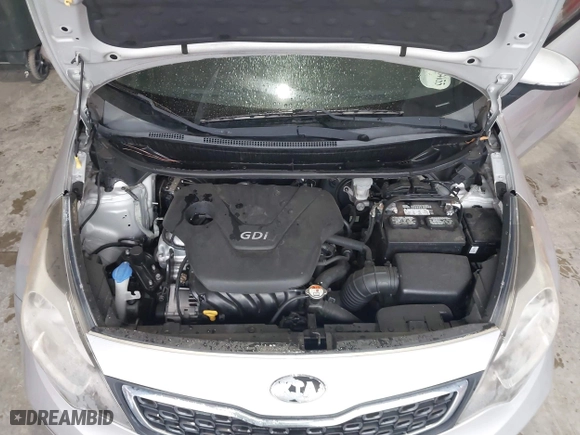 2014 Kia Rio EX with VIN KNADN4A35E6396673, listed as a IAAI auction lot 41964655 with 159,644 mi miles. Bid and sale history available at carsss.com. Image 10.