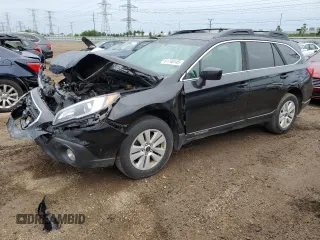 2017 Subaru Outback Premium z VIN 4S4BSACC2H3351738, wystawiony jako Copart lot #61746145 z przebiegiem 182 912 mil mil oraz Szkoda całkowita • Salvage title. Historia ofert i sprzedaży dostępna na DreamBid. Obrazek 1.