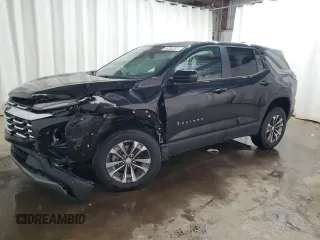 2025 Chevrolet Equinox FWD LT with VIN 3GNAXHEG9SL221209, listed as a Copart auction lot 53476455 with 3,644 mi miles and Clean Title. Bid and sale history available at carsss.com. Image 1.