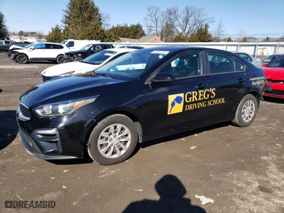 2019 Kia Forte FE with VIN 3KPF24AD7KE047565, listed as a Copart auction lot 45607275 with NaN miles and Salvage Title. Bid and sale history available at carsss.com. Image 1.