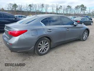 2017 Infiniti Q50 2.0t Premium with VIN JN1CV7AR9HM681464, listed as a IAAI auction lot 42055659 with 100,179 mi miles. Bid and sale history available at carsss.com. Image 4.