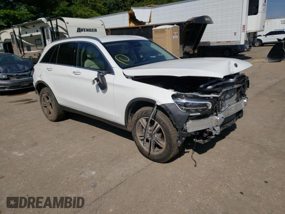 2022 Mercedes-Benz GLC with VIN W1N0G8EB1NV339230, listed as a Copart auction lot 59658922 with 10,314 mi miles. Bid and sale history available at carsss.com. Image 1.