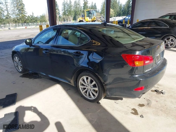 2007 Lexus IS 250 with VIN JTHCK262372010319, listed as a IAAI auction lot 41993571 with 76,699 mi miles. Bid and sale history available at carsss.com. Image 3.