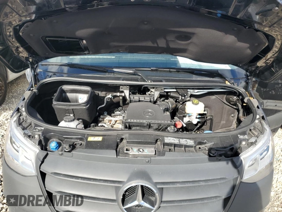 2024 Mercedes-Benz Sprinter Passenger with VIN W1Z4NGHY2RT189162, listed as a Copart auction lot 87842825 with 4,126 mi miles and Salvage Title. Bid and sale history available at carsss.com. Image 12.