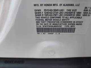 2018 Honda Pilot EX-L with VIN 5FNYF5H58JB029702, listed as a IAAI auction lot 41920659 with 43,851 mi miles. Bid and sale history available at carsss.com. Image 9.