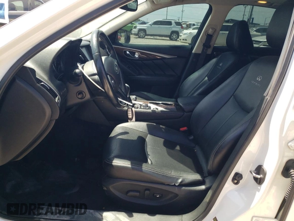 2014 Infiniti Q50 Sport with VIN JN1BV7AR4EM688426, listed as a Copart auction lot 57449405 with 125,605 mi miles and Salvage title. Bid and sale history available at DreamBid. Image 7.