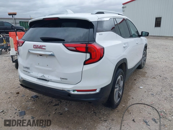 2020 GMC Terrain SLT with VIN 3GKALVEV0LL102925, listed as a IAAI auction lot 41816841 with 97,168 mi miles. Bid and sale history available at carsss.com. Image 4.