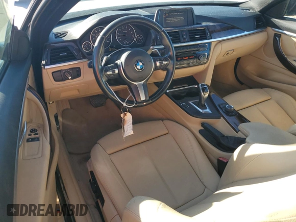 2014 BMW 4 Series 435i with VIN WBA3R1C51EK190948, listed as a Copart auction lot 44490905 with 71,371 mi miles and Salvage Title. Bid and sale history available at carsss.com. Image 8.