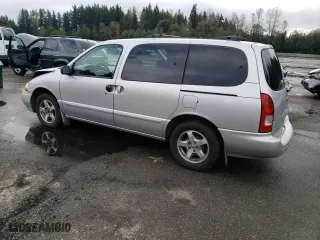 2001 Nissan Quest GXE with VIN 4N2ZN15T81D809481, listed as a Copart auction lot 74615054 with 209,491 mi miles and Salvage Title. Bid and sale history available at carsss.com. Image 2.
