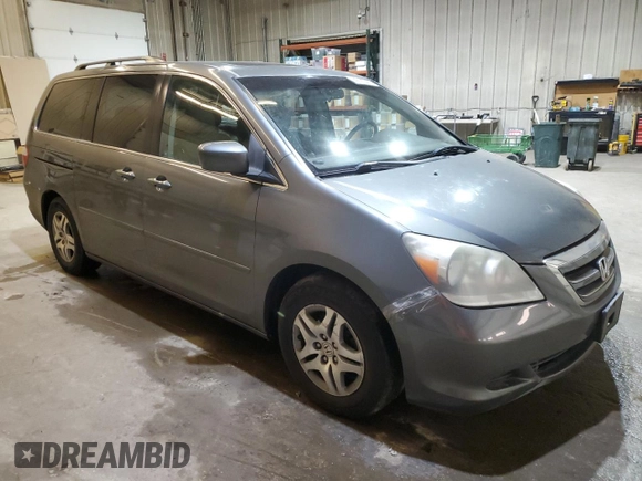 2007 Honda Odyssey EX-L z VIN 5FNRL38637B402003, wystawiony jako Copart lot #49182465 z przebiegiem 224 350 mil mil oraz Czysty tytuł • Clean title. Historia ofert i sprzedaży dostępna na DreamBid. Obrazek 4.