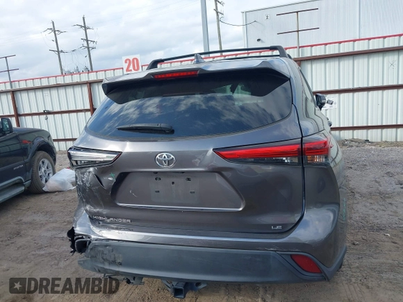 2021 Toyota Highlander L with VIN 5TDZZRAH7MS537442, listed as a IAAI auction lot 41530851 with 56,266 mi miles and . Bid and sale history available at DreamBid. Image 17.