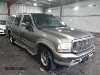2004 Ford Excursion Eddie Bauer with VIN 1FMNU44P74EA37723, listed as a IAAI auction lot 42109170 with 300,119 mi miles and . Bid and sale history available at DreamBid. Image 1.