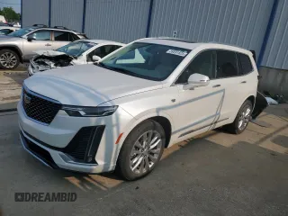 2020 Cadillac XT6 AWD Premium Luxury with VIN 1GYKPDRS6LZ117026, listed as a Copart auction lot 59591825 with 55,515 mi miles and Non repairable. Bid and sale history available at DreamBid. Image 1.