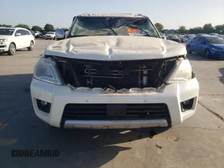 2017 Nissan Armada Platinum with VIN JN8AY2NE8H9703063, listed as a Copart auction lot 61632304 with Not Provided miles and Salvage Title. Bid and sale history available at carsss.com. Image 5.