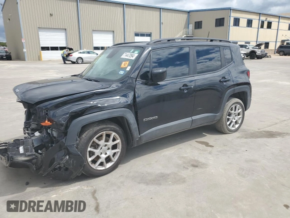 2020 Jeep Renegade Latitude with VIN ZACNJABB9LPL58359, listed as a Copart auction lot 71447094 with 89,904 mi miles and Salvage Title. Bid and sale history available at DreamBid. Image 1.