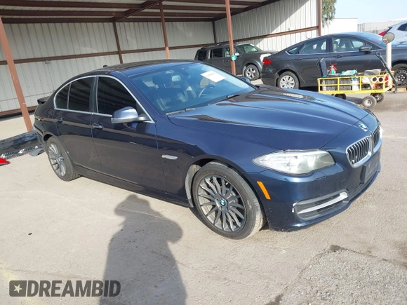 2014 BMW 5 Series 535i with VIN WBA5B1C56ED481995, listed as a IAAI auction lot 41583675 with 95,511 mi miles. Bid and sale history available at carsss.com. Image 1.