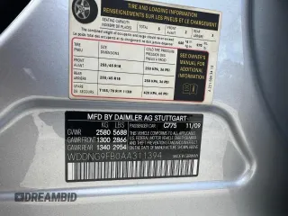 2010 Mercedes-Benz S 400 with VIN WDDNG9FB0AA311394, listed as a Copart auction lot 47423645 with 40,310 mi miles and Salvage Title. Bid and sale history available at DreamBid. Image 10.
