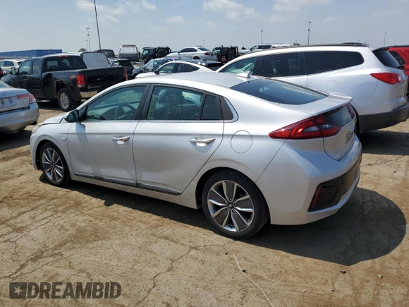 2018 Hyundai Ioniq Limited with VIN KMHC85LCXJU071785, listed as a Copart auction lot 63737715 with 73,002 mi miles and Clean title. Bid and sale history available at DreamBid. Image 2.