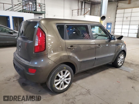 2012 Kia Soul + with VIN KNDJT2A63C7426870, listed as a Copart auction lot 50398845 with 118,034 mi miles and Salvage Title. Bid and sale history available at carsss.com. Image 3.