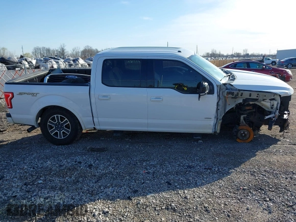 2017 Ford F-150 XL with VIN 1FTEW1EP3HFA52991, listed as a IAAI auction lot 41945635 with 66,693 mi miles and . Bid and sale history available at DreamBid. Image 14.