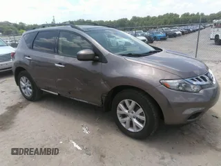 2012 Nissan Murano S with VIN JN8AZ1MU6CW121943, listed as a IAAI auction lot 42430018 with 72,649 mi miles and . Bid and sale history available at DreamBid. Image 1.