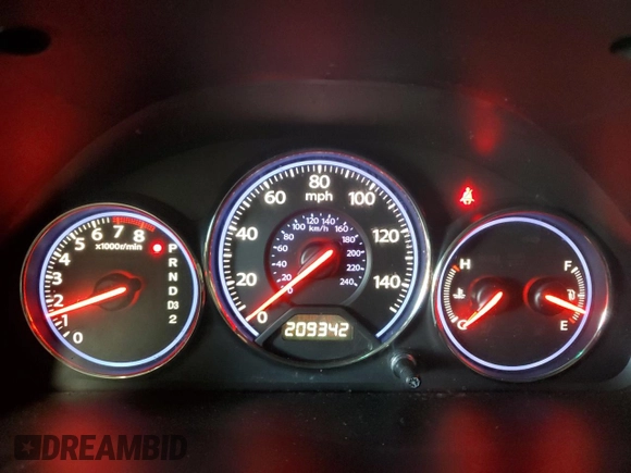 2005 Honda Civic LX with VIN 2HGES165X5H618584, listed as a Copart auction lot 48511425 with 209,342 mi miles and Salvage Title. Bid and sale history available at DreamBid. Image 9.