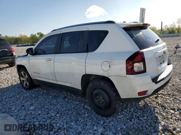 2017 Jeep Compass High Altitude with VIN 1C4NJCEB1HD199112, listed as a Copart auction lot 55627155 with 184,536 mi miles and Salvage title. Bid and sale history available at DreamBid. Image 2.