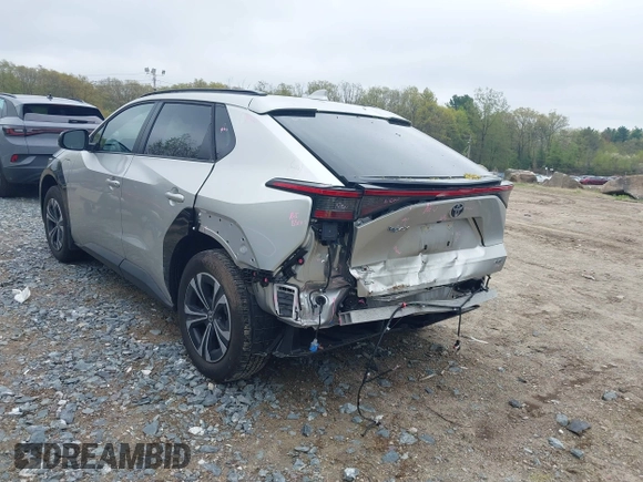 2024 Toyota bZ4X XLE with VIN JTMABACA2RA070129, listed as a IAAI auction lot 42158861 with 12,269 mi miles and . Bid and sale history available at DreamBid. Image 3.