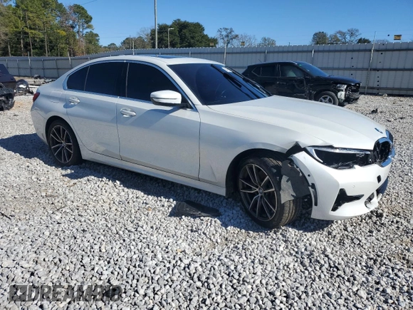 2021 BMW 3 Series 330i with VIN 3MW5R1J01M8B95759, listed as a Copart auction lot 87654485 with 73,864 mi miles and Salvage Title. Bid and sale history available at carsss.com. Image 4.