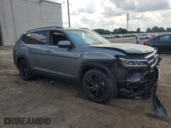 2023 Volkswagen Atlas SE with VIN 1V2HR2CA8PC547047, listed as a Copart auction lot 64255065 with 29,394 mi miles and Salvage title. Bid and sale history available at DreamBid. Image 4.