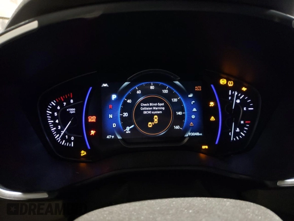 2019 Hyundai Santa Fe Ultimate with VIN 5NMS5CAD2KH135223, listed as a Copart auction lot 52534625 with 93,048 mi miles and Salvage Title. Bid and sale history available at DreamBid. Image 9.