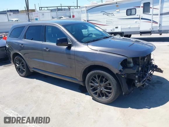 2015 Dodge Durango SXT with VIN 1C4RDHAG6FC750421, listed as a IAAI auction lot 42686052 with 142,744 mi miles and . Bid and sale history available at DreamBid. Image 1.