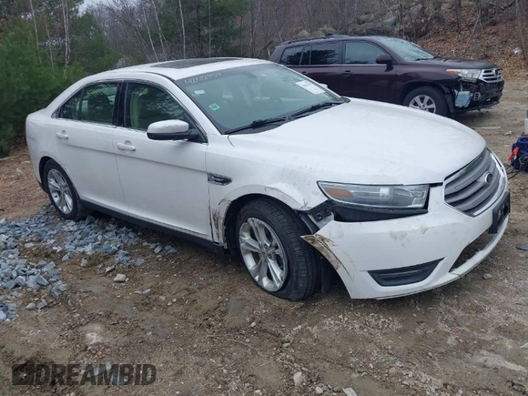 2013 Ford Taurus SEL with VIN 1FAHP2E87DG168729, listed as a IAAI auction lot 42012757 with 89,644 mi miles. Bid and sale history available at carsss.com. Image 1.