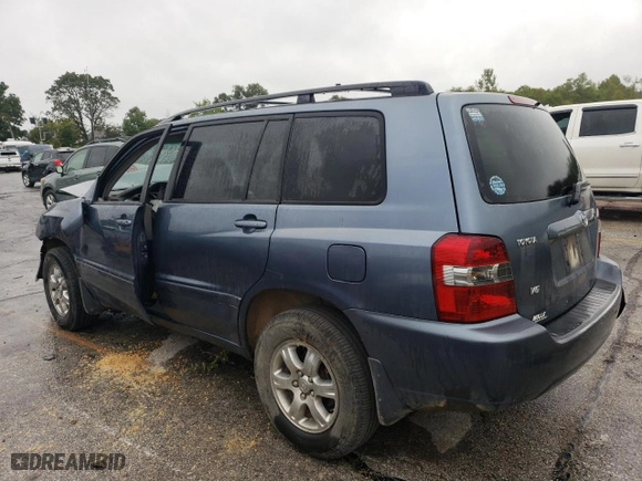 2006 Toyota Highlander w/3rd Row with VIN JTEDP21A360112229, listed as a Copart auction lot 71392764 with 0 mi miles and Salvage Title. Bid and sale history available at carsss.com. Image 2.