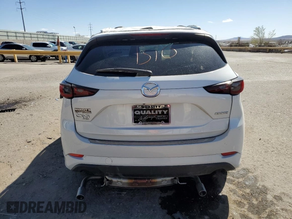 2024 Mazda CX-5 S Carbon Edition with VIN JM3KFBCL4R0428151, listed as a Copart auction lot 49627295 with Not Provided miles and Salvage Title. Bid and sale history available at DreamBid. Image 6.