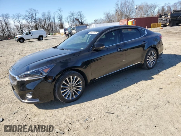 2017 Kia Cadenza Premium with VIN KNALB4J17H5046720, listed as a Copart auction lot 48330645 with 77,930 mi miles and Salvage Title. Bid and sale history available at carsss.com. Image 1.