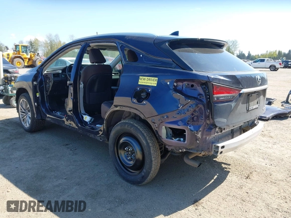 2020 Lexus RX with VIN 2T2JZMDA2LC223392, listed as a IAAI auction lot 42028542 with 55,739 mi miles. Bid and sale history available at carsss.com. Image 3.