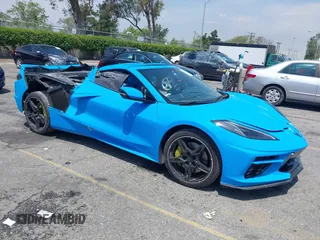 2023 Chevrolet Corvette 3LT z VIN 1G1YC2D45P5137802, wystawiony jako IAAI lot #42137372 z przebiegiem Nie podano mil oraz . Historia ofert i sprzedaży dostępna na DreamBid. Obrazek 1.