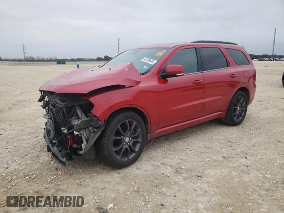 2017 Dodge Durango R/T with VIN 1C4SDHCT4HC906695, listed as a Copart auction lot 42780645 with 72,598 mi miles and Salvage Title. Bid and sale history available at carsss.com. Image 1.