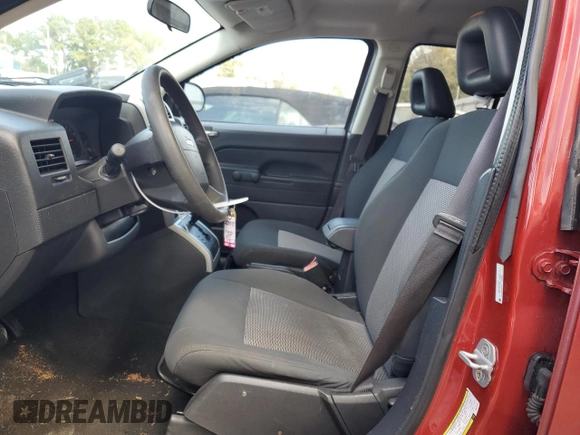 2008 Jeep Compass Sport with VIN 1J8FT470X8D712043, listed as a Copart auction lot 45382735 with 62,588 mi miles and Salvage Title. Bid and sale history available at carsss.com. Image 7.