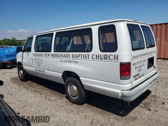 1998 Ford Econoline Wagon XL z VIN 1FBSS31L6WHB61464, wystawiony jako Copart lot #53628534 z przebiegiem 115 866 mil mil oraz Szkoda całkowita • Salvage title. Historia ofert i sprzedaży dostępna na DreamBid. Obrazek 2.