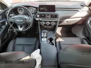 2023 Genesis G70 2.0T with VIN KMTG34TAXPU123732, listed as a Copart auction lot 56509935 with 39,333 mi miles and Salvage title. Bid and sale history available at DreamBid. Image 8.
