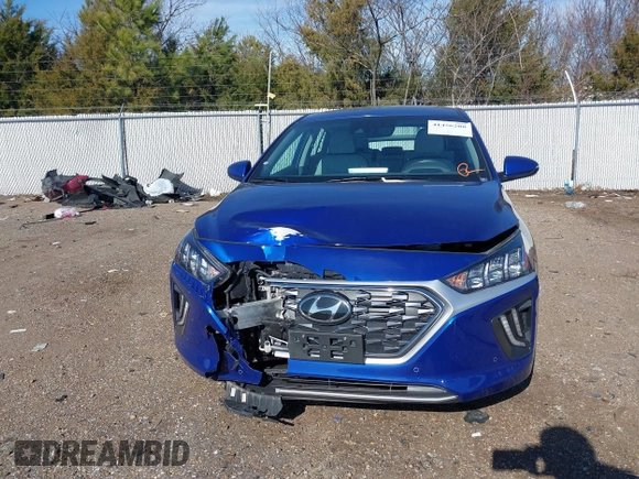 2022 Hyundai Ioniq Limited with VIN KMHCX5LD5NU265674, listed as a IAAI auction lot 41456208 with 30,438 mi miles and . Bid and sale history available at DreamBid. Image 12.