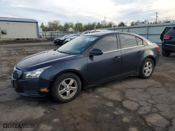 2014 Chevrolet Cruze 1LT with VIN 1G1PC5SB6E7178326, listed as a Copart auction lot 54048465 with 168,095 mi miles and Clean Title. Bid and sale history available at carsss.com. Image 1.