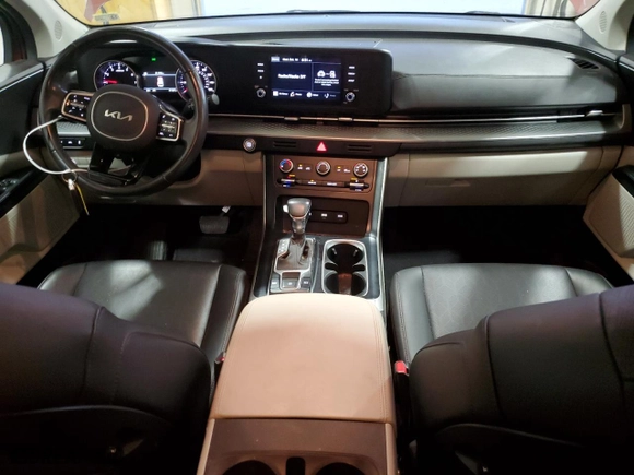 2022 Kia Carnival LXS with VIN KNDNB4H33N6123768, listed as a Copart auction lot 76234214 with 41,387 mi miles and Salvage Title. Bid and sale history available at carsss.com. Image 8.