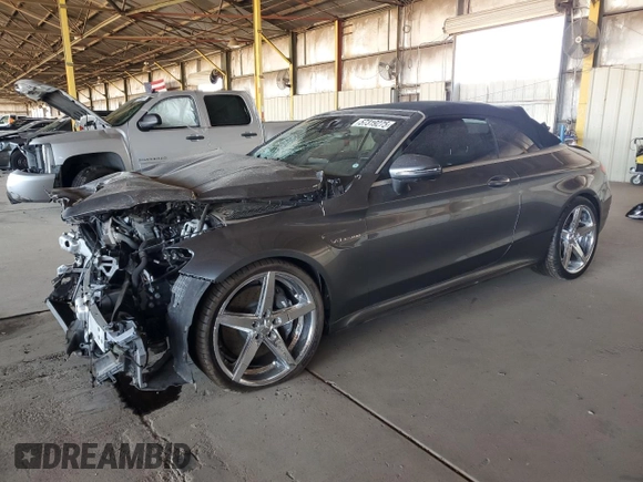 2017 Mercedes-Benz C 63 AMG with VIN WDDWK8GB4HF503779, listed as a Copart auction lot 57319275 with 25,924 mi miles and Clean title. Bid and sale history available at DreamBid. Image 1.
