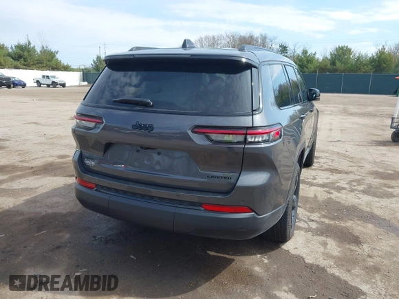 2024 Jeep Grand Cherokee Limited with VIN 1C4RJKBG6R8617895, listed as a IAAI auction lot 42084511 with 8,735 mi miles and . Bid and sale history available at DreamBid. Image 4.